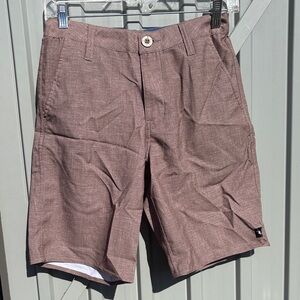 Rip Curl Men's Brown Flat Front Shorts
